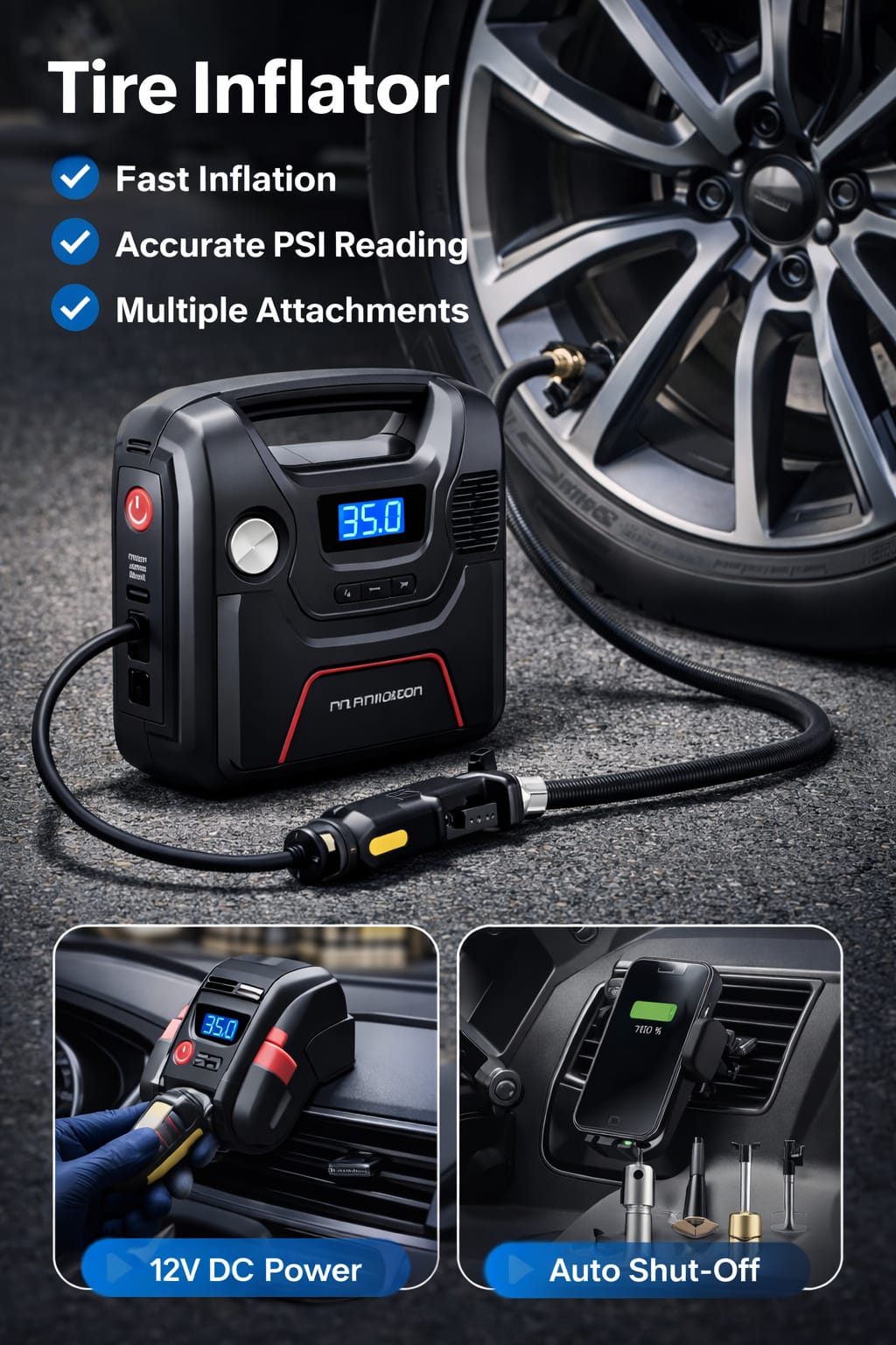 Portable Tire Inflator – Product Description